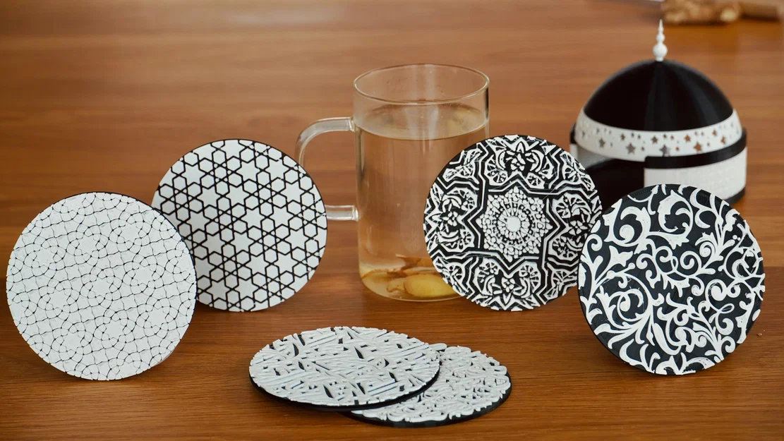 Coaster Orientale – Bộ lót ly phong cách Moorish/Arabic - Image 1