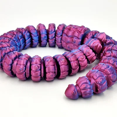 Wormy – Đồ chơi giun đất khớp nối print-in-place