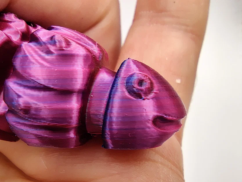 Wormy – Đồ chơi giun đất khớp nối print-in-place - Image 4