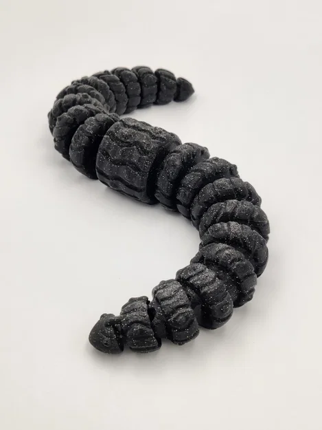 Wormy – Đồ chơi giun đất khớp nối print-in-place - Image 6