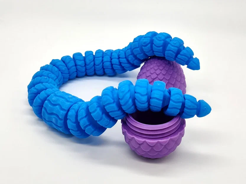 Wormy – Đồ chơi giun đất khớp nối print-in-place - Image 11