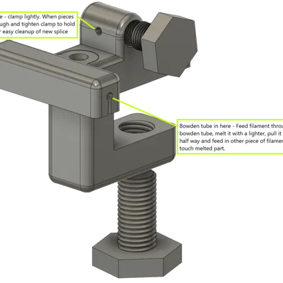 Bộ Nối Filament (Splicer/Joiner) kèm Giá Đỡ Cuộn (Roll Holder)