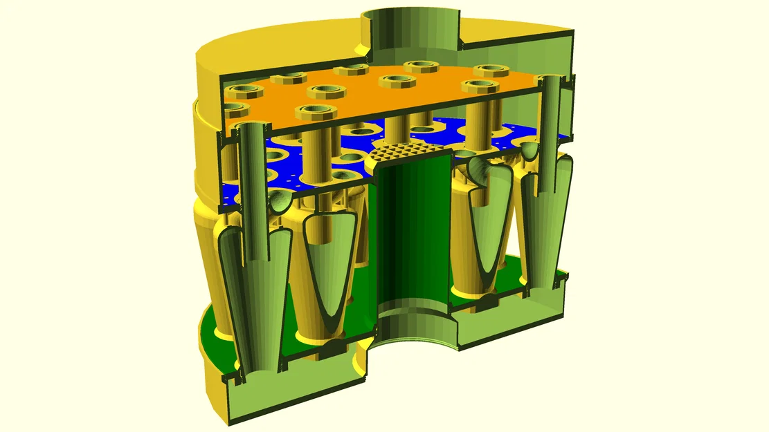Bộ Thu Bụi Multiple Cyclone (Multiple cyclone dust collector) - Image 1