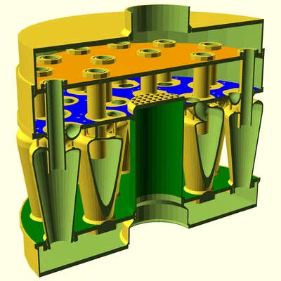 Bộ Thu Bụi Multiple Cyclone (Multiple cyclone dust collector)