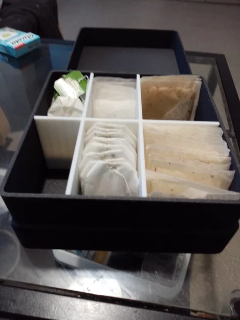 Hộp đựng trà (Tea Box Organizer) dễ in, không cần support - Image 2