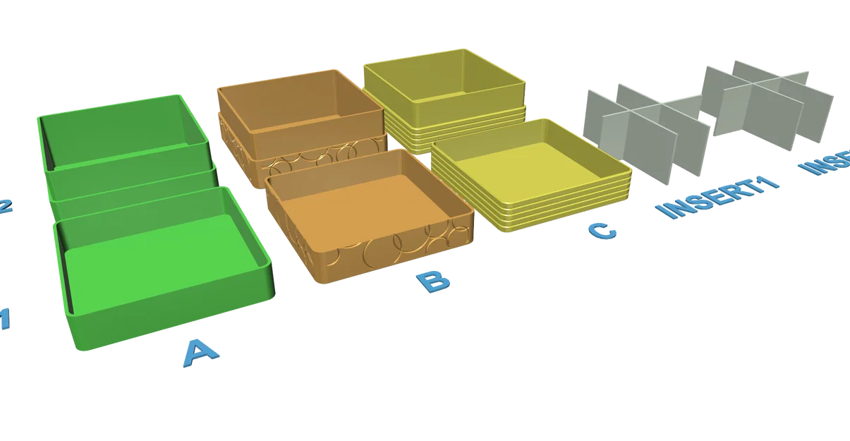 Hộp đựng trà (Tea Box Organizer) dễ in, không cần support - Image 6