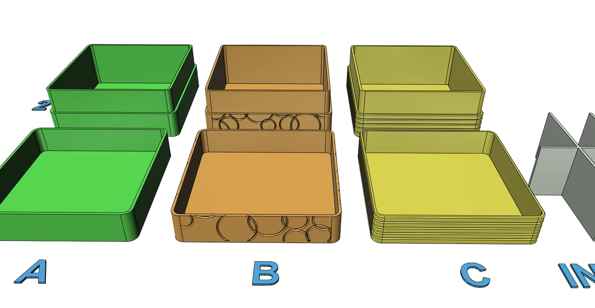 Hộp đựng trà (Tea Box Organizer) dễ in, không cần support - Image 10