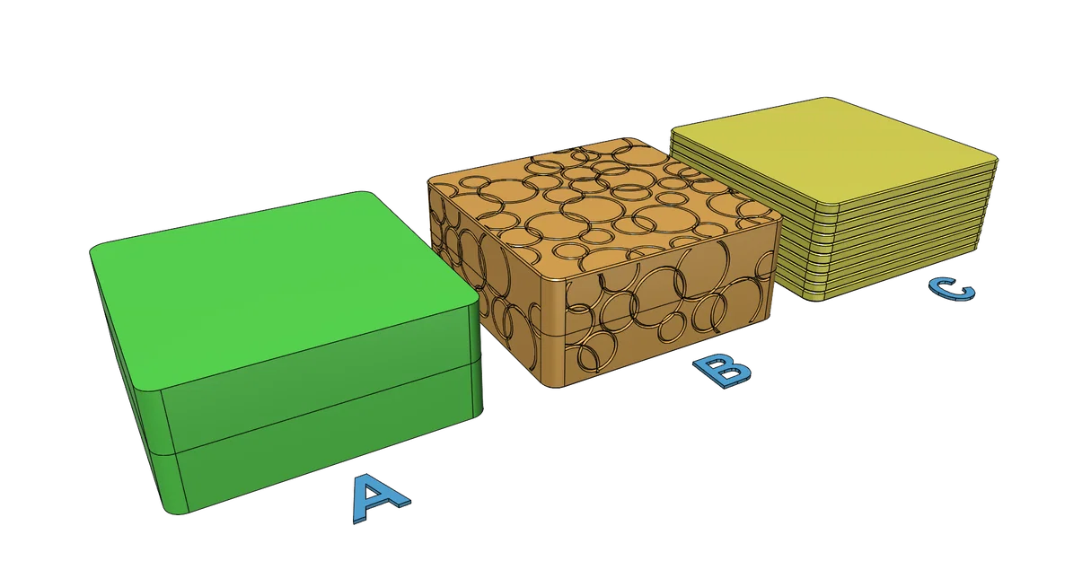 Hộp đựng trà (Tea Box Organizer) dễ in, không cần support - Image 11