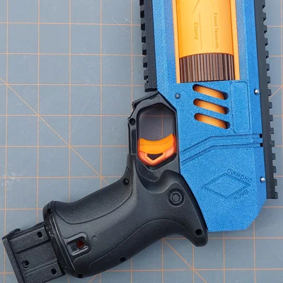 Nerf Knockout Mod “Diamond Back” – Bản mod dùng shell thay nhanh