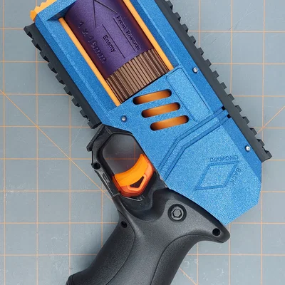 Nerf Knockout Mod “Diamond Back” – Bản mod dùng shell thay nhanh