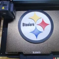 Logo Steelers – Mô hình trang trí in 3D bóng bầu dục cực chất - Thumbnail 1