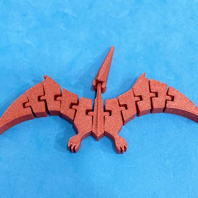 Mô hình khủng long bay Pterodactyl khớp nối in 3D cực độc đáo