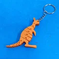 Mô hình móc khóa chuột túi kangaroo 3D linh hoạt cực dễ thương - Thumbnail 3