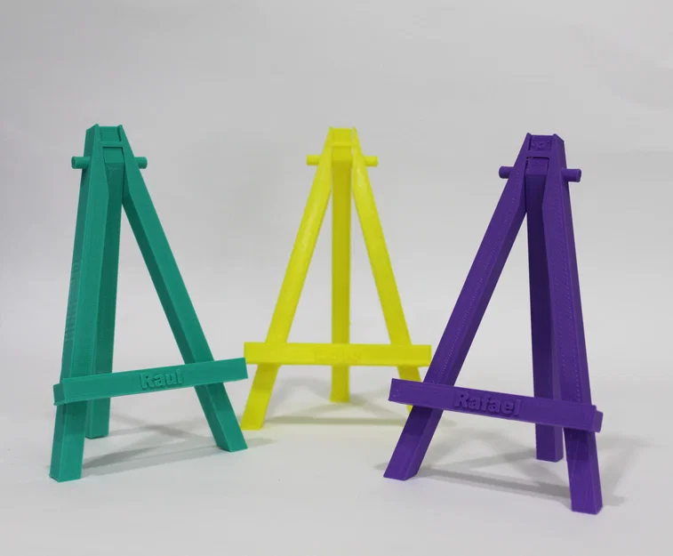Giá đỡ điện thoại mini hình giá vẽ (Easel) in 3D sáng tạo - Image 3