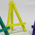 Giá đỡ điện thoại mini hình giá vẽ (Easel) in 3D sáng tạo - Thumbnail 4