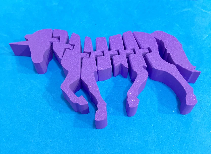 Mô hình kỳ lân khớp nối (Articulated Unicorn) in 3D siêu linh hoạt - Image 1
