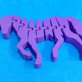 Mô hình kỳ lân khớp nối (Articulated Unicorn) in 3D siêu linh hoạt - Thumbnail 1