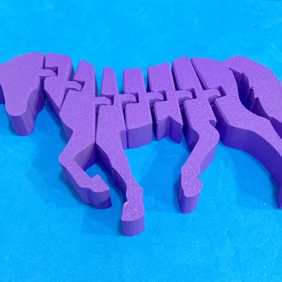 Mô hình kỳ lân khớp nối (Articulated Unicorn) in 3D siêu linh hoạt