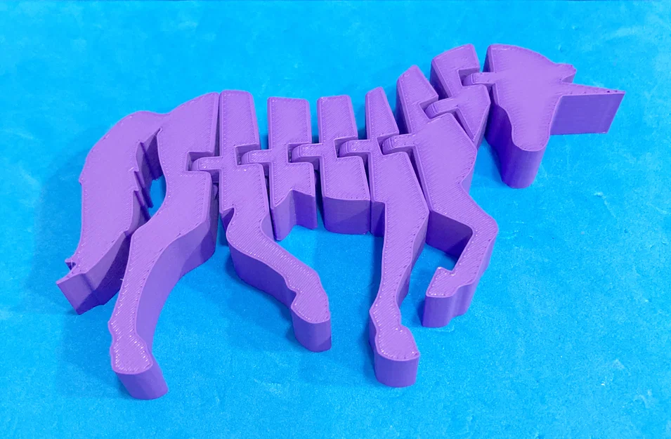 Mô hình kỳ lân khớp nối (Articulated Unicorn) in 3D siêu linh hoạt - Image 2