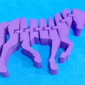 Mô hình kỳ lân khớp nối (Articulated Unicorn) in 3D siêu linh hoạt - Thumbnail 2