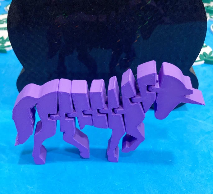 Mô hình kỳ lân khớp nối (Articulated Unicorn) in 3D siêu linh hoạt - Image 3