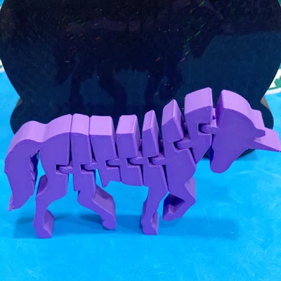 Mô hình kỳ lân khớp nối (Articulated Unicorn) in 3D siêu linh hoạt