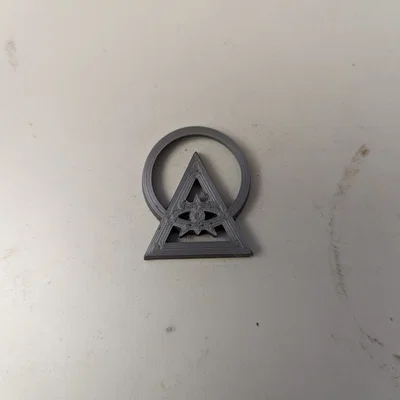 Mô hình 3D biểu tượng Illuminati - Phụ kiện trang trí độc đáo