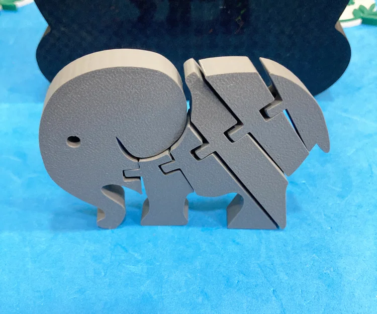 Mô hình chú voi khớp nối 3D linh hoạt (Articulated Elephant) - Image 2