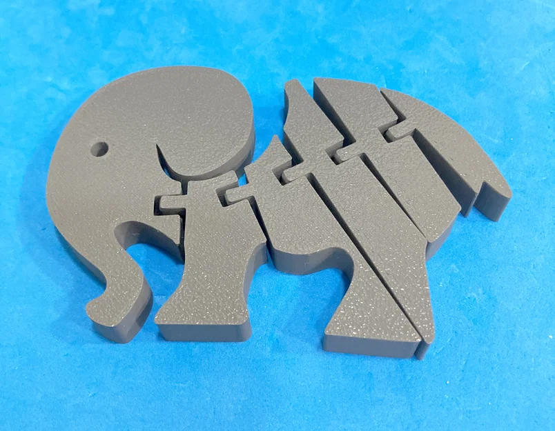 Mô hình chú voi khớp nối 3D linh hoạt (Articulated Elephant) - Image 3