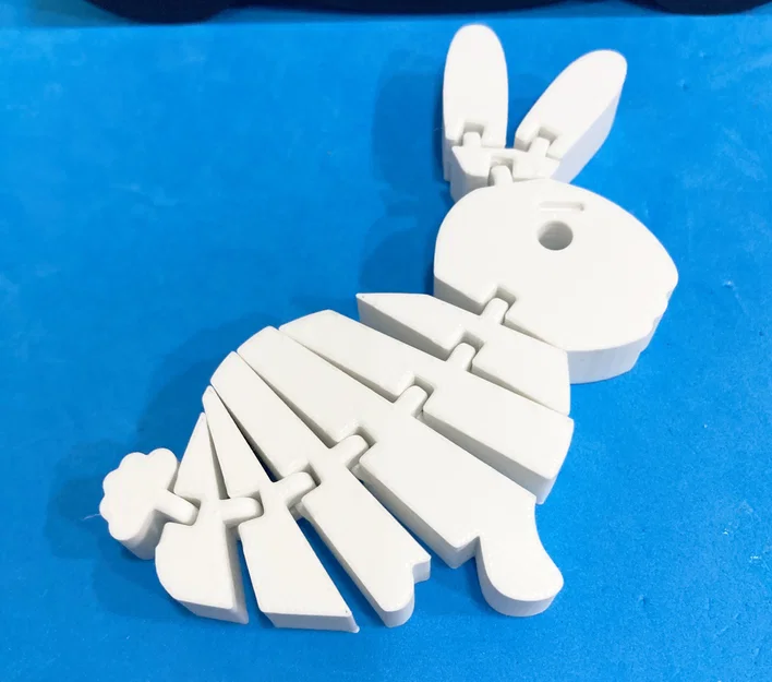 Mô hình chú thỏ khớp nối 3D (Articulated Rabbit) cực dễ thương - Image 1