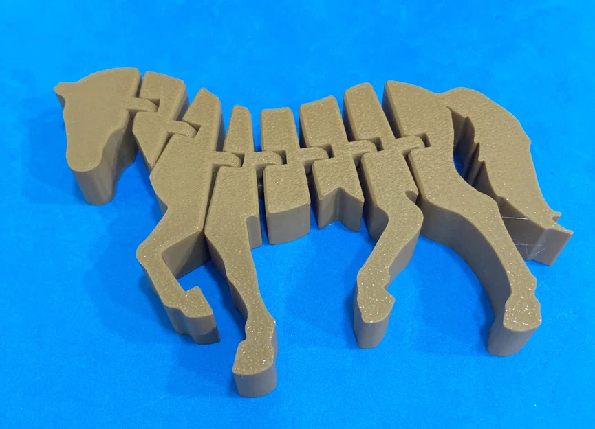Mô hình chú ngựa khớp nối (Articulated Horse) in 3D cực linh hoạt - Image 1