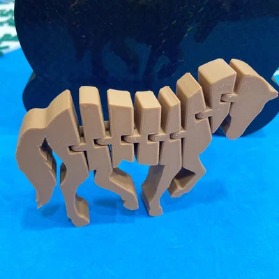 Mô hình chú ngựa khớp nối (Articulated Horse) in 3D cực linh hoạt
