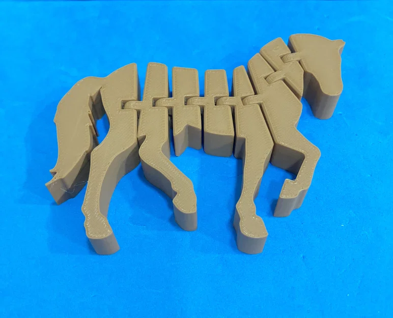 Mô hình chú ngựa khớp nối (Articulated Horse) in 3D cực linh hoạt - Image 3