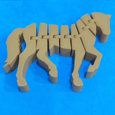 Mô hình chú ngựa khớp nối (Articulated Horse) in 3D cực linh hoạt