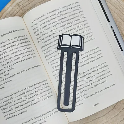 Mẫu kẹp sách (Bookmark) hình cuốn sách in 3D độc đáo