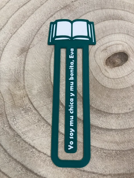 Mẫu kẹp sách (Bookmark) hình cuốn sách in 3D độc đáo - Image 3