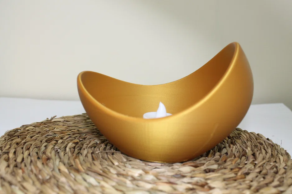 Moon Bowl - Bát trang trí hình trăng khuyết in 3D độc đáo - Image 1