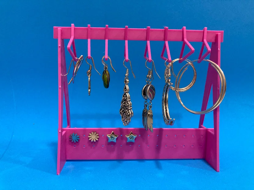 Kệ treo bông tai 3D độc đáo, gọn gàng cho bàn trang điểm - Image 3
