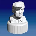 Mô hình nắp chai PET hình Donald Trump in 3D độc đáo - Thumbnail 1