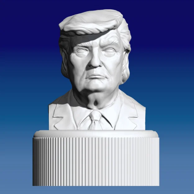 Mô hình nắp chai PET hình Donald Trump in 3D độc đáo - Image 2