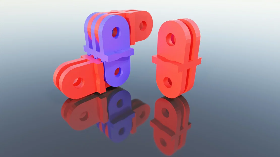 Adapter/ngàm GoPro đảo chiều (GoPro adapter / inverter) - Image 1