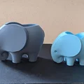 Chậu voi (Elephant Planter) – Chậu cây, bình cắm hoa hoặc ống đựng bút - Thumbnail 2