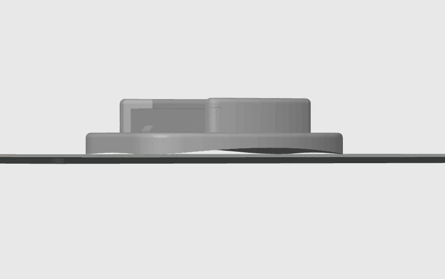 Ngàm gắn GoPro cho mũ bảo hiểm cong (GoPro Curved Helmet mount) - Image 3