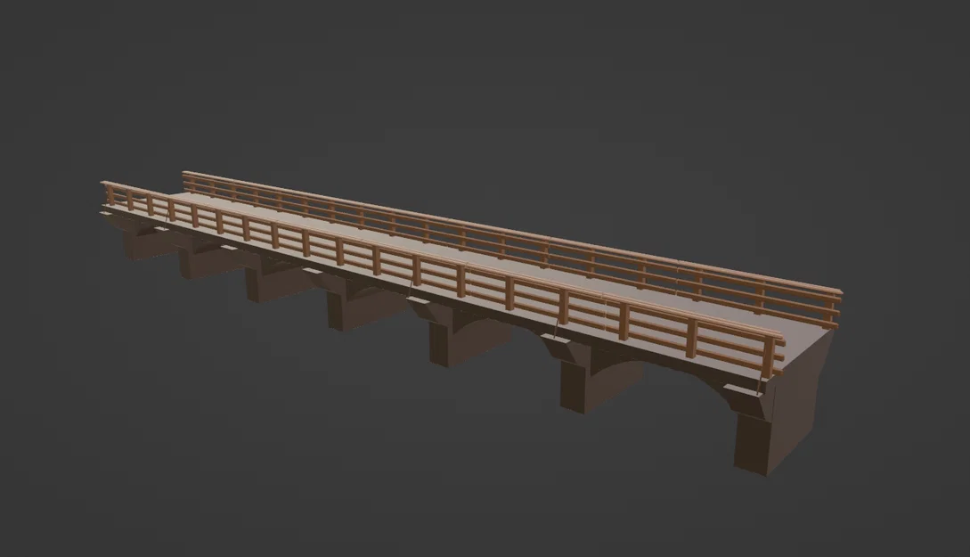Mô hình cây cầu cổ điển lấy cảm hứng từ lâu đài Malbork - In 3D - Image 1