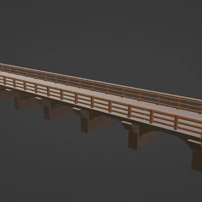 Mô hình cây cầu cổ điển lấy cảm hứng từ lâu đài Malbork - In 3D