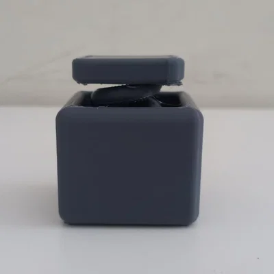 Đồ chơi Fidget nút bấm lò xo in 3D không cần support