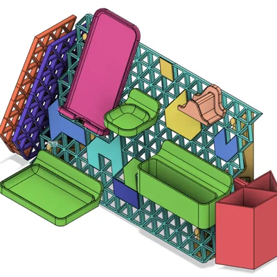 Khay Organiser Để Bàn Tuỳ Biến (Customisable Desk Organiser/Trays)