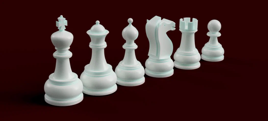 Bộ quân cờ vua 3D thiết kế tinh xảo - File STL chất lượng cao - Image 1
