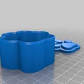 Khuôn cắt bánh quy hình dấu chân chó (Dog paw cookie cutter) - Thumbnail 1