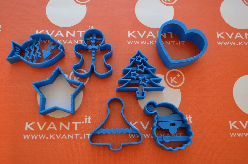 Christmas, Cookies, Xmas, Cookie – Khuôn cắt bánh quy (cutter) in 3D - Image 1